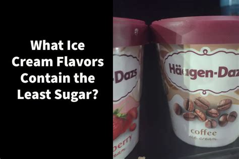 What Ice Cream Flavors Contain the Least Sugar? - Low Sugar Snax