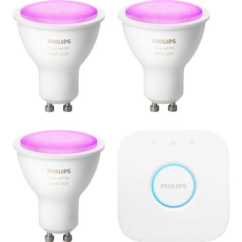 Philips Hue White & Colour Starter Pack GU10 - Smart Gear Compare