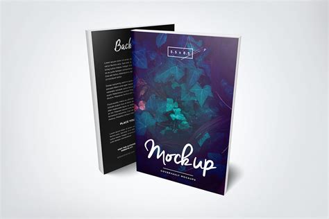 Front-Back-Paperback-Book-Mockup - Best Free Mockups