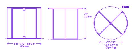 Revolving Doors Dimensions & Drawings | Dimensions.com