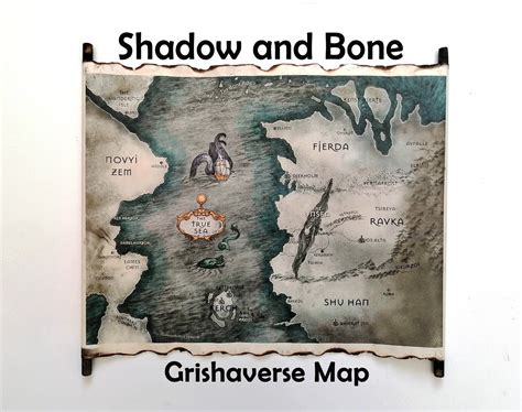 Grishaverse Color Map Shadow and Bone Map the Grisha - Etsy | The ...