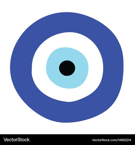 Greek evil eye - symbol of protection Royalty Free Vector