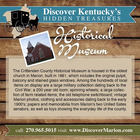 Discover Marion KY: Historical Museum