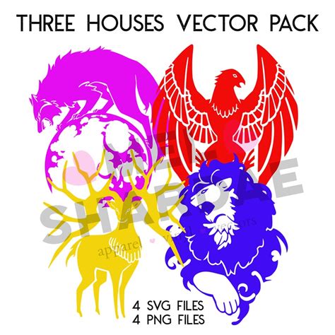 Fire Emblem Three Houses: House Logos - Mel's Ko-fi Shop - Ko-fi ️ ...