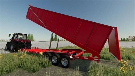 30 Flatbed Autoloading Bale Trailer v2.0 FS22 Mod | Farming Simulator ...