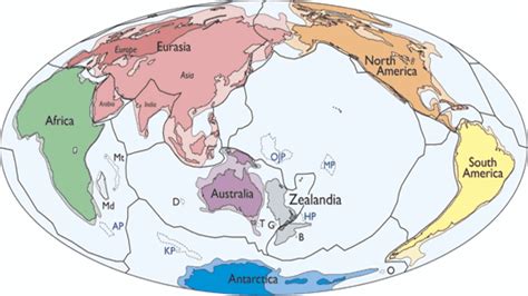 Continental Shelf World Map