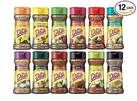 Mrs. Dash Seasoning Blends Variety Pack - 12 Flavors | Spice blends ...