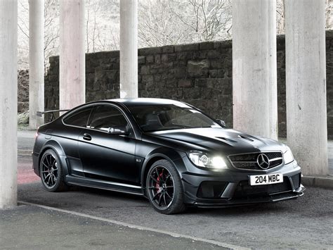 2012 Mercedes-Benz C63 AMG Coupe Black Wallpapers | SuperCars.net