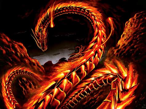 Fire Dragon Wallpapers - Top Free Fire Dragon Backgrounds - WallpaperAccess