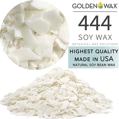 GW 444 Bulk Soy Wax Flakes 10-45 LB Golden Brand 444 All Natural Soy ...