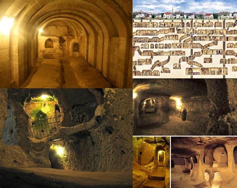 Derinkuyu Ancient Underground City (Nevşehir, Turkey) In 1963, during a ...