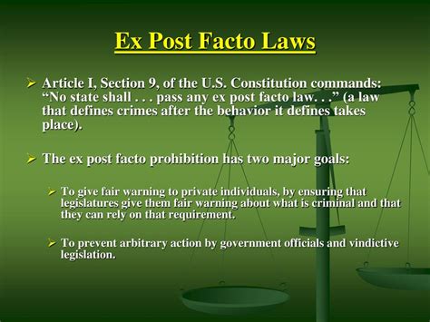 PPT - Criminal Law Chapter 2 Constitutional Limits on Criminal Law ...