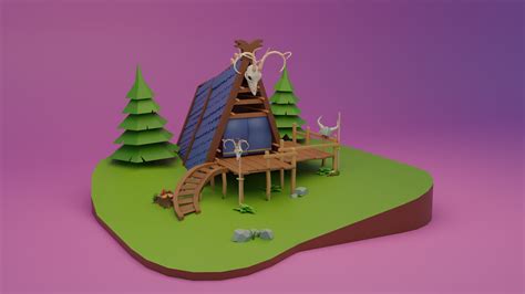 Viking House Model - TurboSquid 2065087