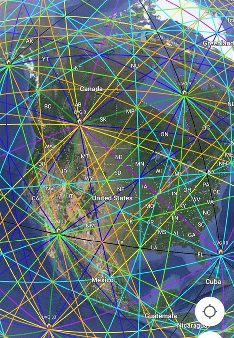 Map of the Earth's Ley Lines