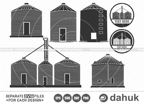 Grain Bin SVG Feed Bin SVG Grain Elevator SVG Grain Bin | Etsy India