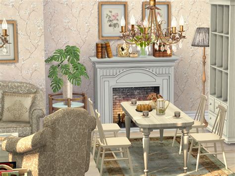 Vintage Living and Dining Room by Flubs79 at TSR » Sims 4 Updates