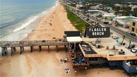 Flagler Beach Pier by Drone - Flagler Beach, FL - YouTube