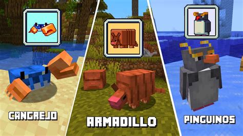 Minecraft 1.21: CANGREJOS, ARMADILLOS Y PINGÜINOS en MINECRAFT 1.21 ...