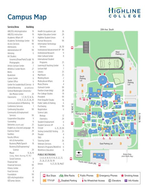 Campus Map - Highline College