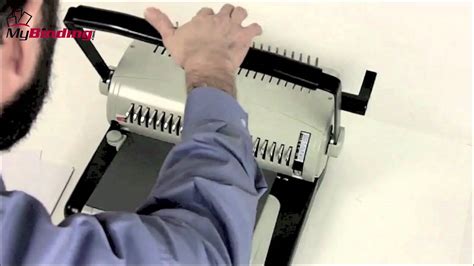 How To Use A Comb Binding Machine