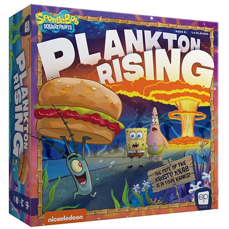 Buy USAOPOLY Spongebob: Plankton Rising Cooperative Dice and Card Game ...