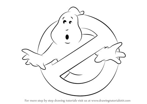 Learn How to Draw Ghostbusters Logo (Ghostbusters) Step by Step ...