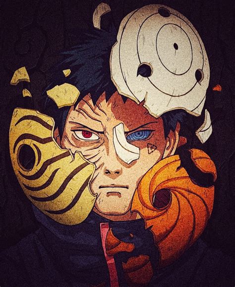 Draw tobi masks, naruto, HD phone wallpaper | Peakpx