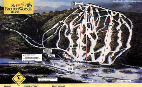 1996-97 Bretton Woods Trail Map - New England Ski Map Database ...