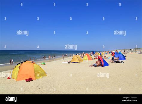 Beach at Westerland, Sylt Island, Schleswig-Holstein, Germany Stock ...