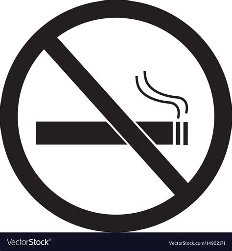 No Smoking Sign Printable Black And White