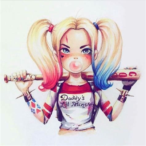 Harley Quinn Kunst, Joker Und Harley Quinn, Harley Quinn Drawing ...