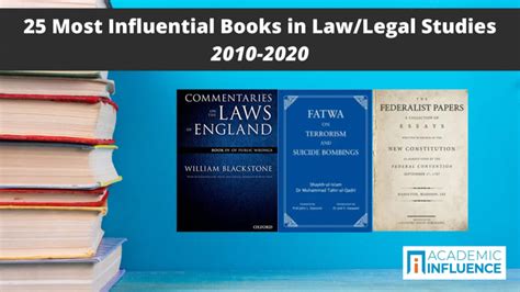 25 Most Influential Books in Law/Legal Studies 2010–2020 | Academic ...