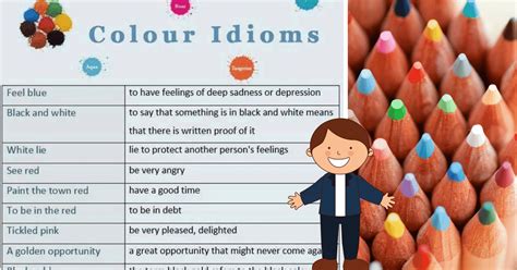 Awesome Color Idioms that will Improve Your English Fluency - ESLBUZZ