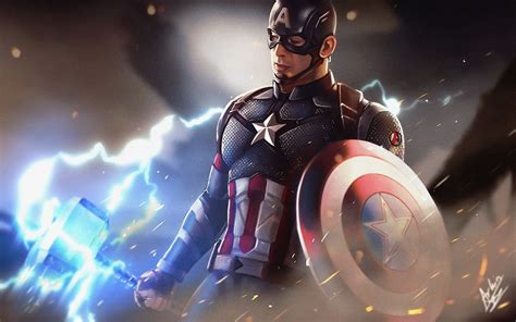 1920x1200 4k Captain America Artwork 1080P Resolution ,HD 4k Wallpapers ...