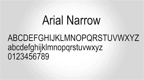 Thin arial font - kumtv