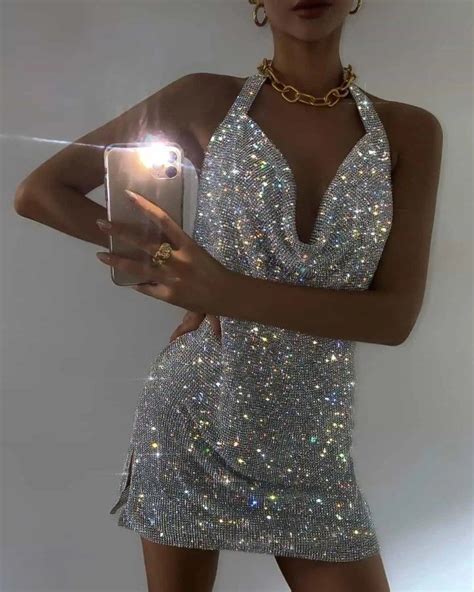 Glitter Party Outfit, Glittery Outfits, Glittery Dress, Sparkle Dress ...