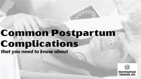 Common Postpartum Complications [You Need To Know To About ...