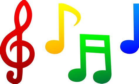 music notes clip art colorful | Music notes art, Musical notes clip art ...