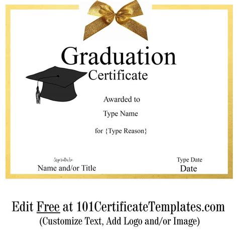 Printable Diploma Template | DocTemplates