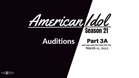 American Idol Season 21 – Episode 4: Auditions, Part 3A : r/americanidol