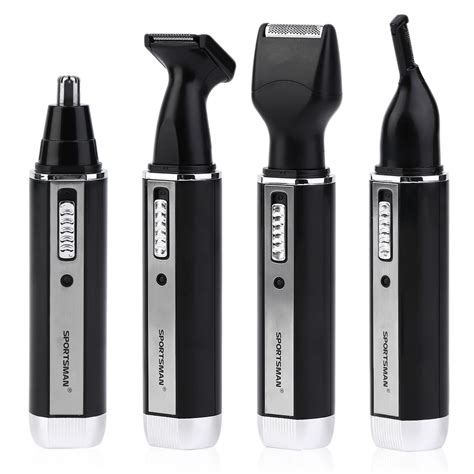 Rechargeable nose hair trimmer beard trimmer for men ear face nose hair ...