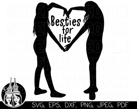 Best Friends SVG Besties SVG Besties for Life Svg Cricut - Etsy