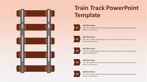 Train Track PowerPoint Template | PPT Templates