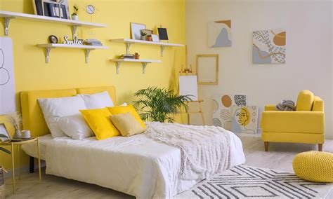 Yellow Bedroom Decor Ideas | www.cintronbeveragegroup.com