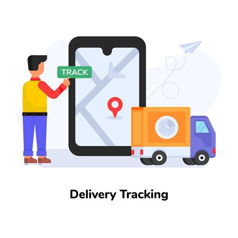 Online Delivery Tracking 4825364 Vector Art at Vecteezy