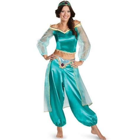 Déguisement Adulte Princesse Jasmine - FINDPITAYA - Vert - Cdiscount ...