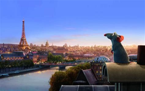 Ratatouille Paris Skyline HD Wallpaper