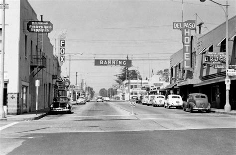 City of Banning CA - History with old photos