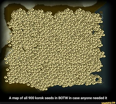 A map of all 900 korok seeds in BOTW in case anyone needed it - A map ...