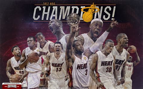 Miami Heat 2012 Champions Team Wallpaper by IshaanMishra on DeviantArt